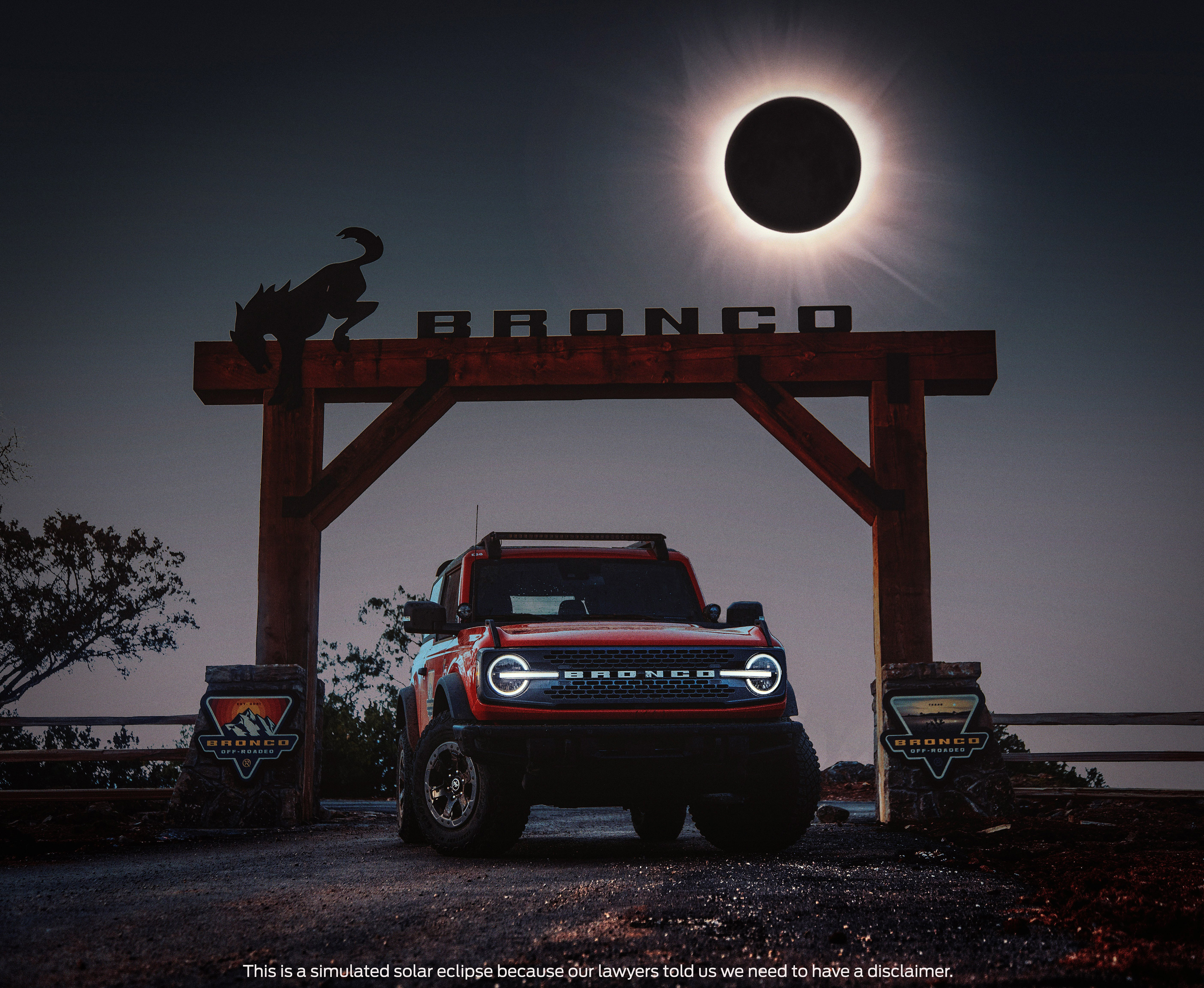 Bronco and Bronco Sport customers can sign up for a limited availability, special viewing opportunity to experience the total solar eclipse on April 8 at Bronco Off-Roadeo, near the center point for the best viewing as the eclipse passes over Texas.